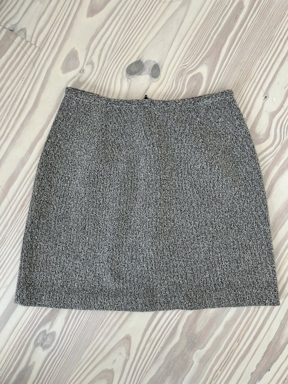 Vintage Express Tricot Vintage Knit Textured Skirt